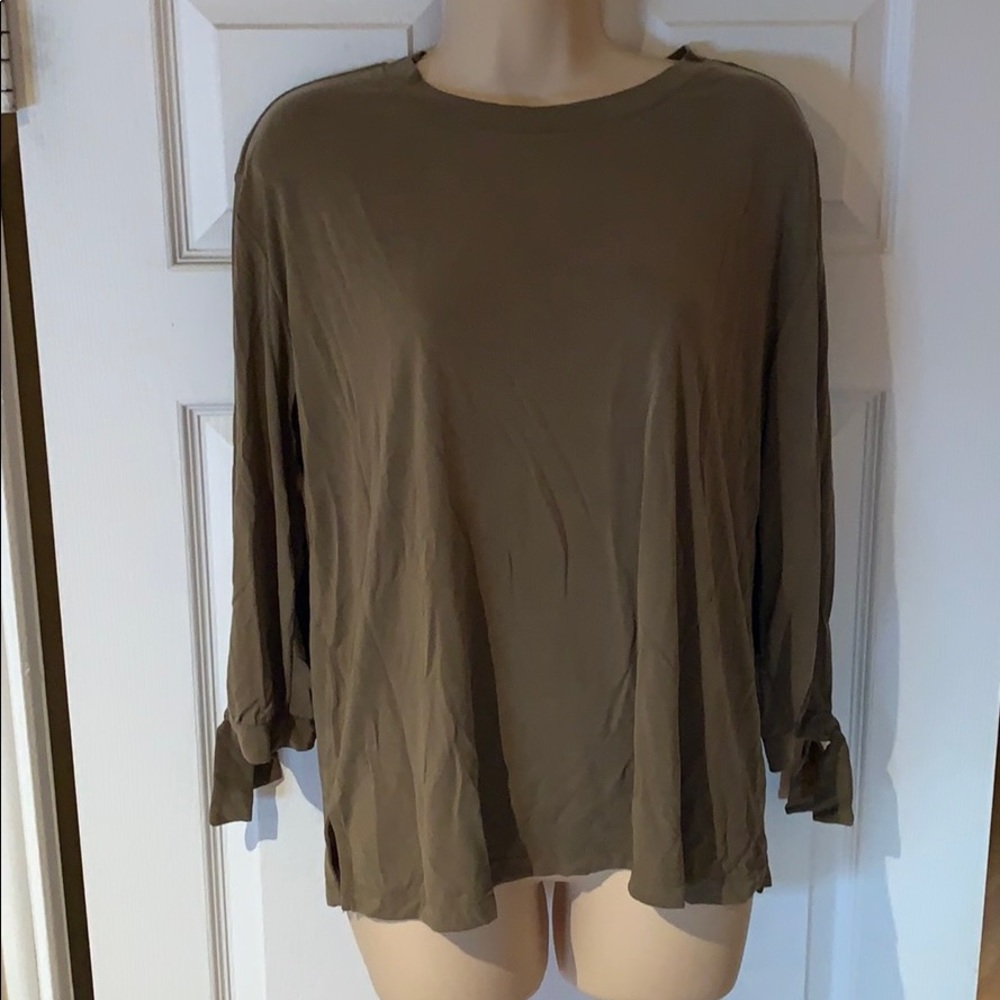 Loft Tie Sleeve Top M